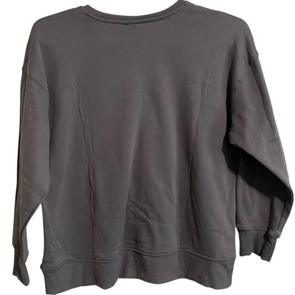 Def Leppard Metallic Pink/Gray Oversized Sweatshirt Size Small (4/6) - Picture 4 of 5